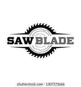 Saw Blade, Sawmill, Carpenter Logo Vector Inspiration