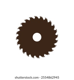 saw blade vector design, carpentry tool logo design, editable design, professional saw blade logo, premium