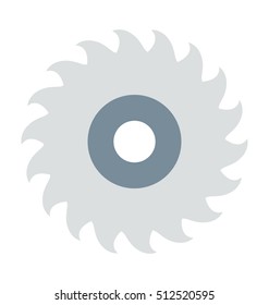 Saw Blade Vector Icon