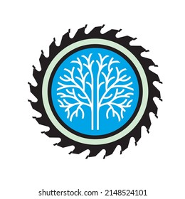 saw blade vector icon isolated on white