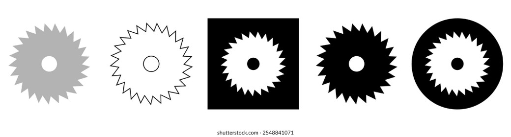 saw blade vector pictogram sign icon symbol ui and ux design, glyphs and stroke line