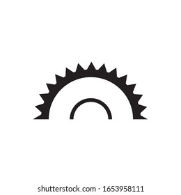 Saw circle icon design. vector illustration