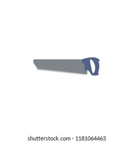 saw colored icon. Element of colored autumn icon for mobile concept and web apps. Colored saw icon can be used for web and mobile on white background