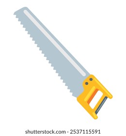 saw construction tool isolated icon