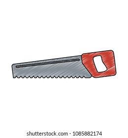 Saw construction tool scribble