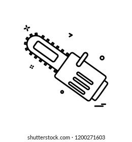 saw cutter icon vector design