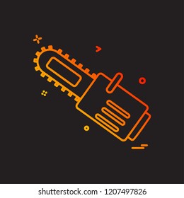 saw cutter icon vector design