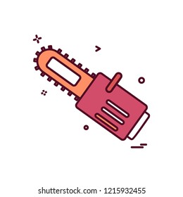 saw cutter icon vector design
