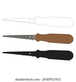 A saw for cutting sheetrock