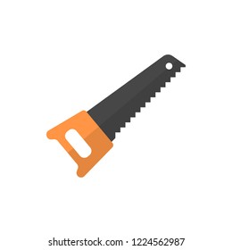 saw flat vector icon