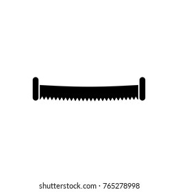 Saw icon , black sign design