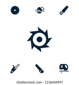 Saw icon. collection of 7 saw filled icons such as . editable saw icons for web and mobile.
