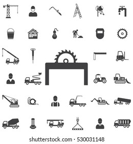 Saw icon. Construction icons universal set for web and mobile