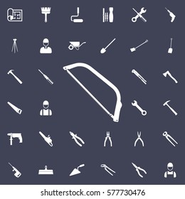 saw icon. Construction icons universal set for web and mobile