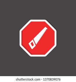 saw icon for cut