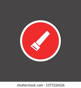 saw icon for cut