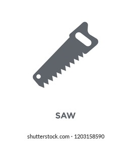 Saw icon. Saw design concept from  collection. Simple element vector illustration on white background.