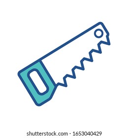 saw icon design, flat style icon collection