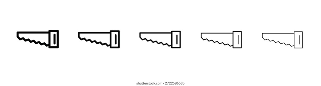 Diseño de icono de sierra, logotipo, App, interfaz de usuario. Ilustración vectorial, EPS