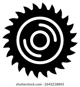 Saw Icon Element For Design