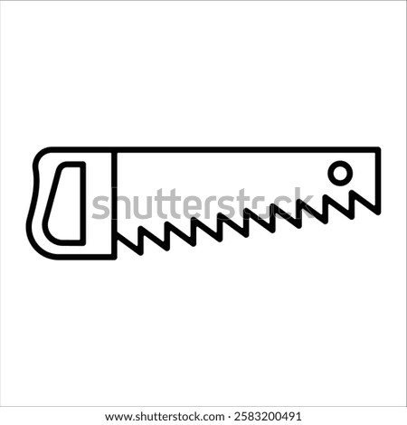 Saw Icon Element For Design