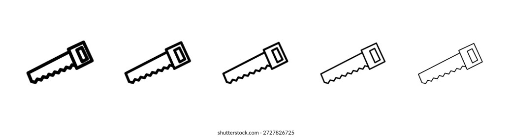 Icono de sierra para Diseños gráficos. Diseño de Vector de iconos