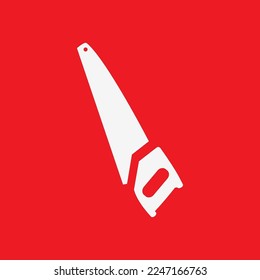 Saw icon, graphic resource template, vector illustration.
