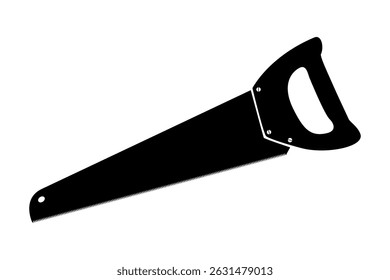 Ícone de serra, ícone de serra manual, design de ilustração de vetor.