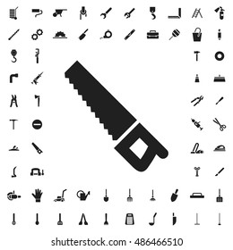 Saw icon illustration isolated vector sign symbol