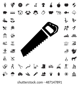 Saw icon illustration isolated vector sign symbol