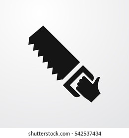 saw icon illustration isolated vector sign symbol