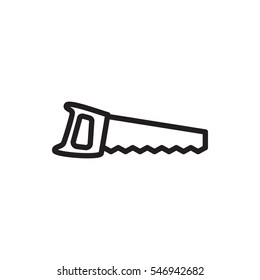 saw icon illustration isolated vector sign symbol