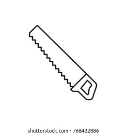 saw icon illustration isolated vector sign symbol