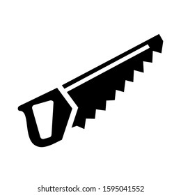saw icon isolated sign symbol vector illustration - high quality black style vector icons
