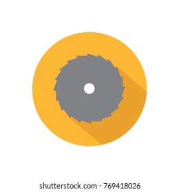 Saw icon isolated vector illustration on white transparent background