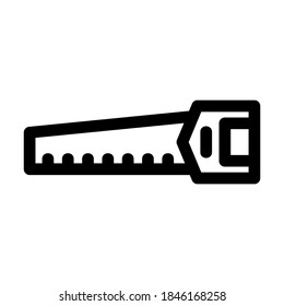 saw icon or logo isolated sign symbol vector illustration - high quality black style vector icons
