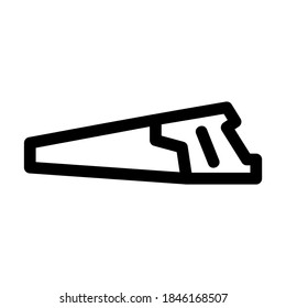 saw icon or logo isolated sign symbol vector illustration - high quality black style vector icons
