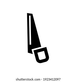 saw icon or logo isolated sign symbol vector illustration - high quality black style vector icons
