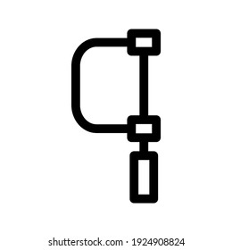 Saw icon or logo isolated sign symbol vector illustration - high quality black style vector icons
