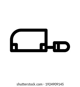 Saw icon or logo isolated sign symbol vector illustration - high quality black style vector icons
