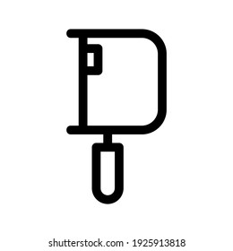 Saw icon or logo isolated sign symbol vector illustration - high quality black style vector icons
