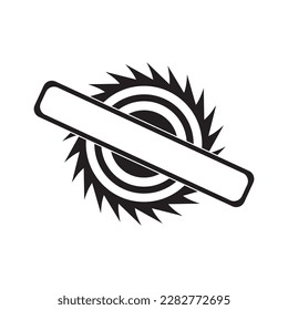 Saw icon logo,illustration template design