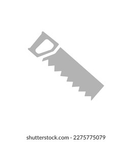 saw icon on a white background, vector illustration