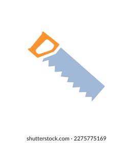 saw icon on a white background, vector illustration