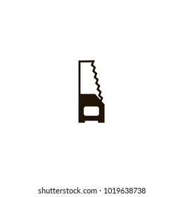 saw icon. sign design