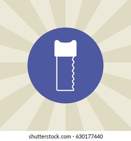 saw icon. sign design. background