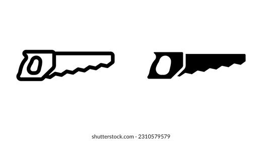Saw icon. sign for mobile concept and web design. vector illustration