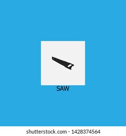 saw icon sign signifier vector