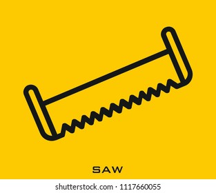Saw icon signs