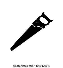 The saw icon. Saw symbol. Flat Vector illustration